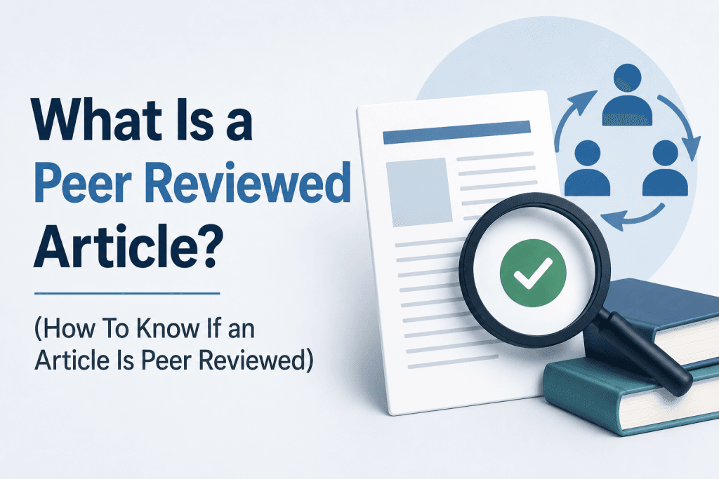 What Is a Peer Reviewed Article image