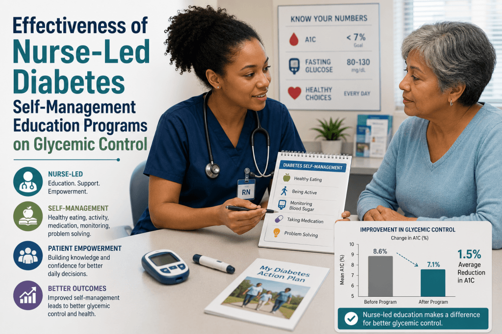 Effectiveness of Nurse-Led Diabetes Self-Management Education Programs on Glycemic Control