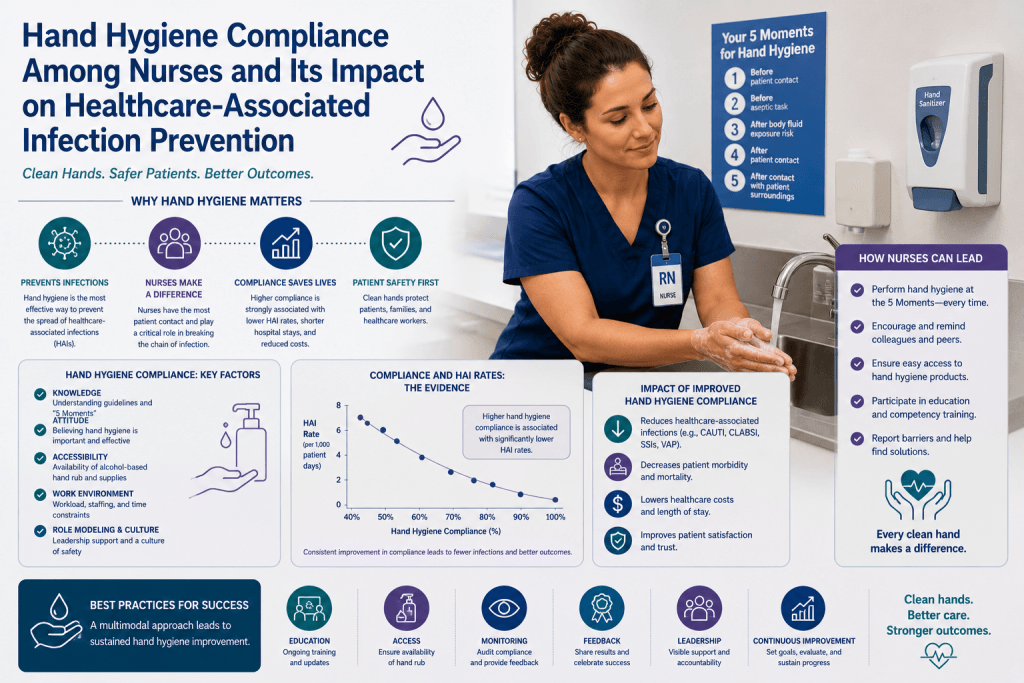 Hand Hygiene Compliance Among Nurses and Its Impact on Healthcare-Associated Infection Prevention
