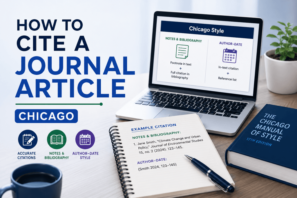 How To Cite A Journal Article Chicago, with Examples