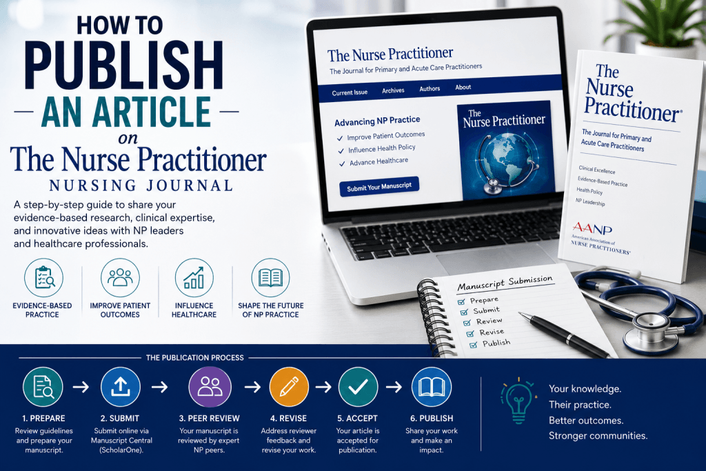 How To Publish Article on The Nurse Practitioner Nursing Journal, with Examples