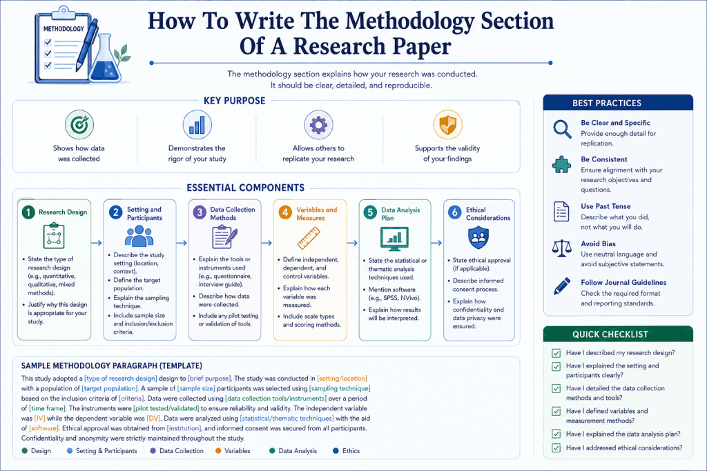 How To Write The Methodology Section Of A Research Paper