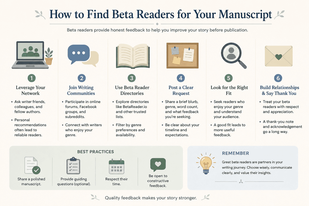 How to Find Beta Readers for Your Manuscript