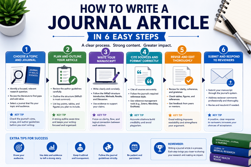 How to Write a Journal Article in 6 Easy Steps