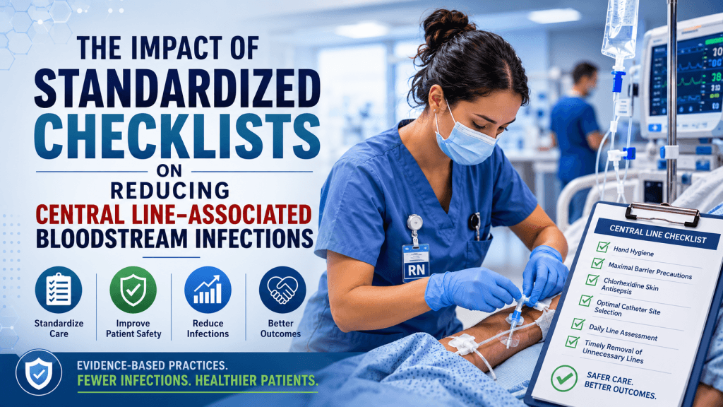 Impact of Standardized Checklists on Reducing Central Line-Associated Bloodstream Infections