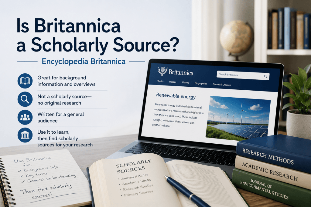 Is Britannica a Scholarly Source​?