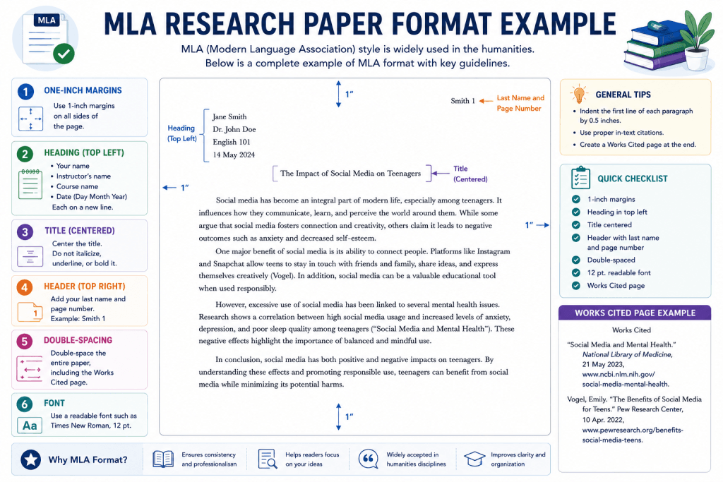 MLA Research Paper Format Example
