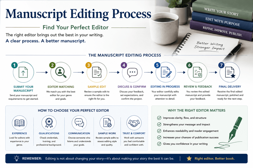 Manuscript Editing Process (Find Your Perfect Editor)