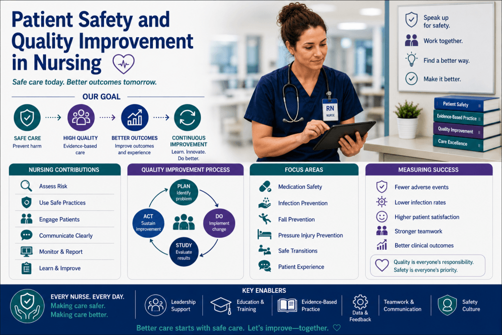 Patient Safety and Quality Improvement in Nursing