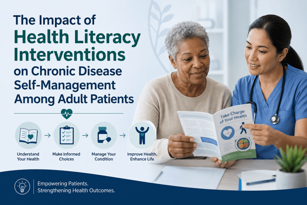 The Impact of Health Literacy Interventions on Chronic Disease Self-Management Among Adult Patients