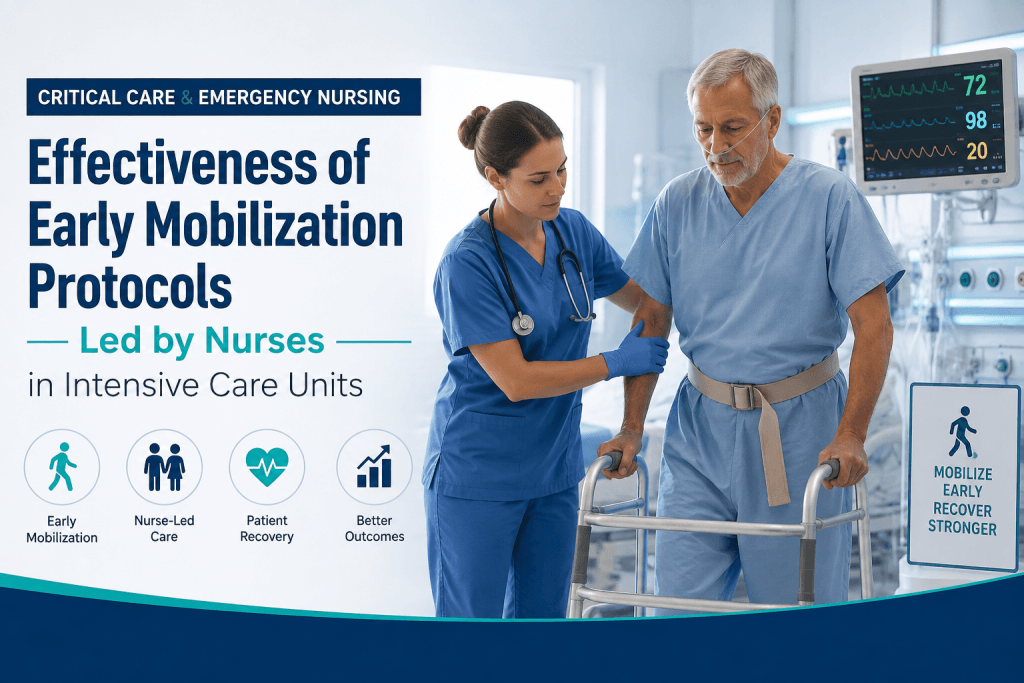 Effectiveness of Early Mobilization Protocols Led by Nurses in Intensive Care Units
