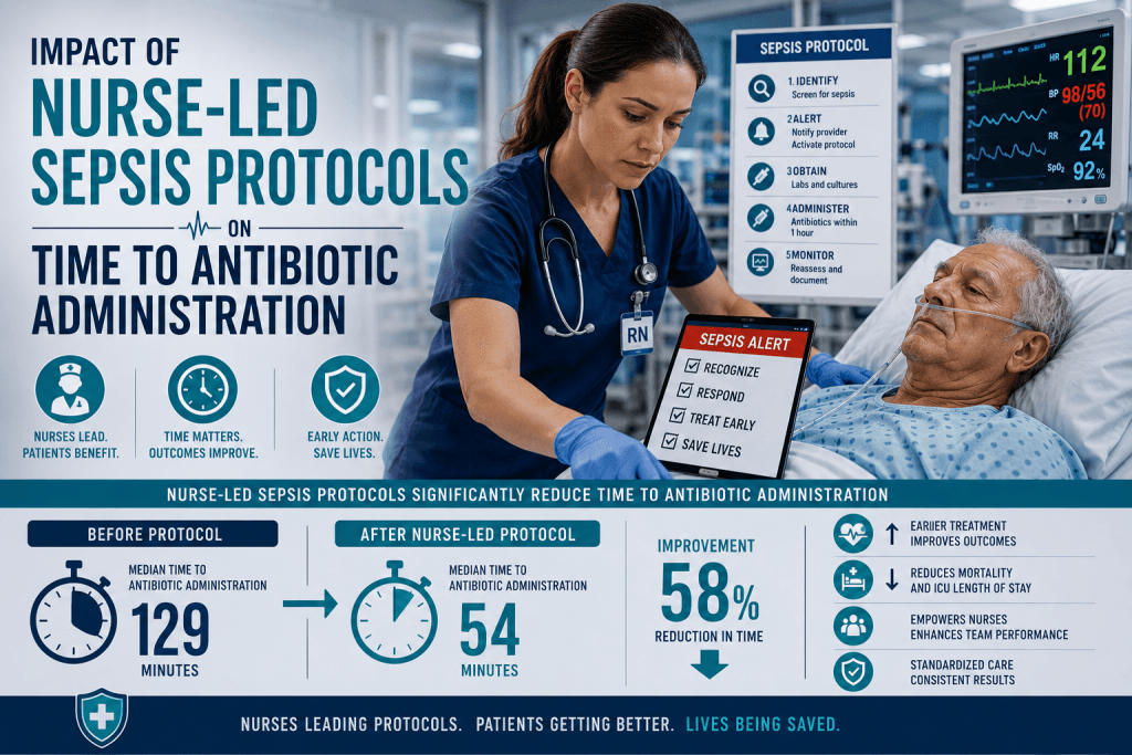 Impact of Nurse-Led Sepsis Protocols on Time to Antibiotic Administration