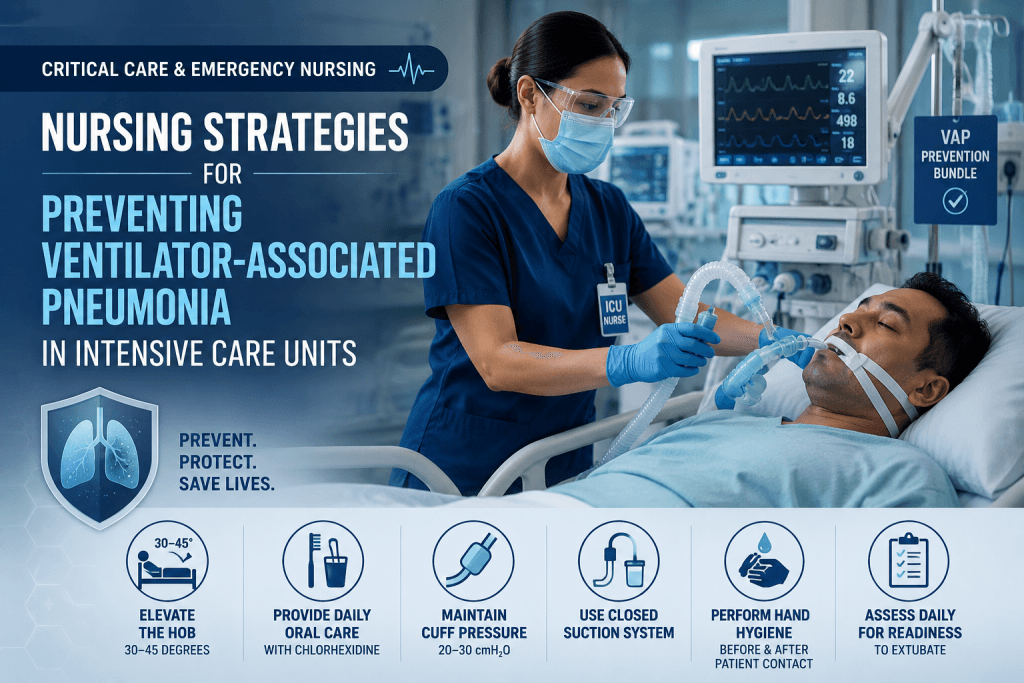 Nursing Strategies for Preventing Ventilator-Associated Pneumonia in Intensive Care Units