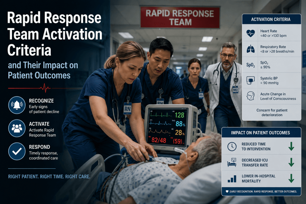 Rapid Response Team Activation Criteria and Their Impact on Patient Outcomes